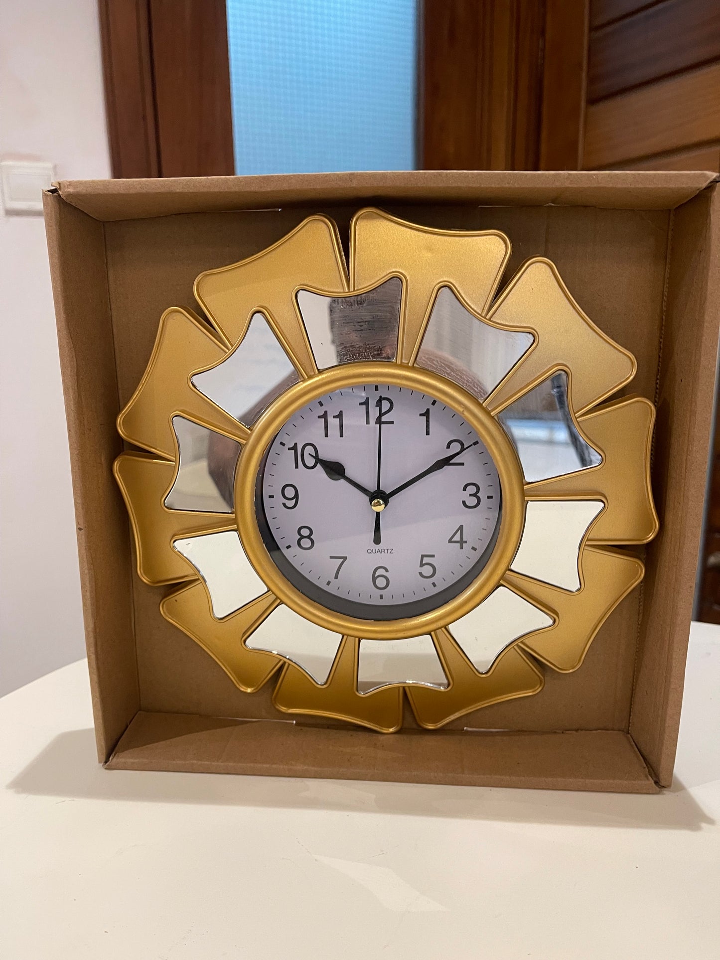 Mirror inspired wall clock