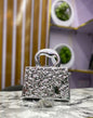 Silver chrome purse