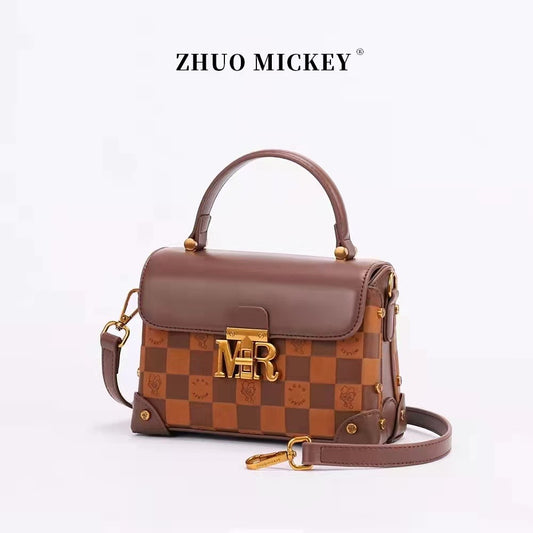 monogrammed M AND R MINI BAG