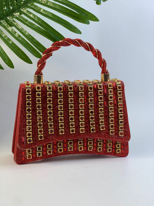 Red Detailed bag