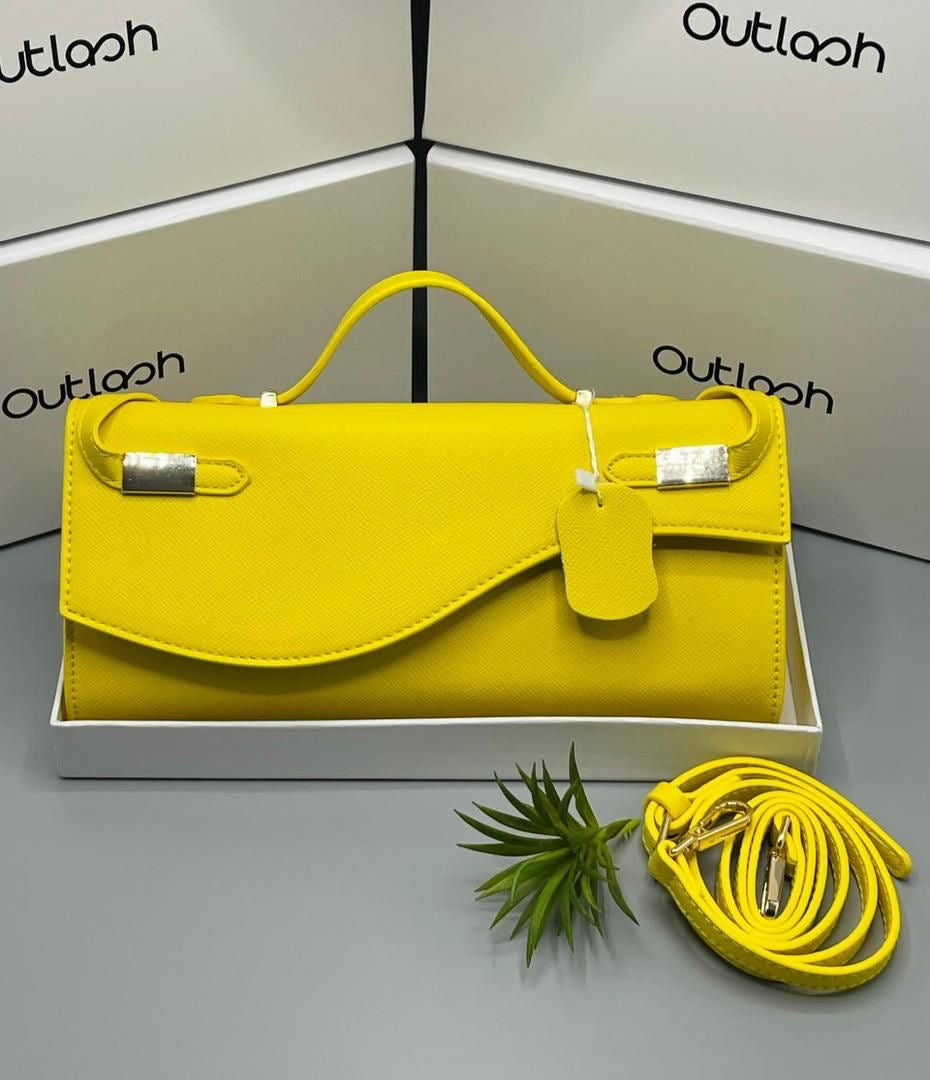 Yellow Outlash purse
