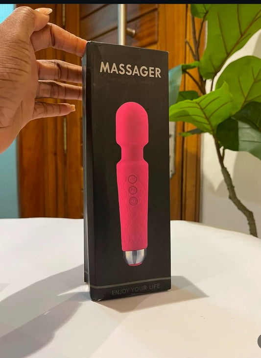 Rechargeable vibrator wand