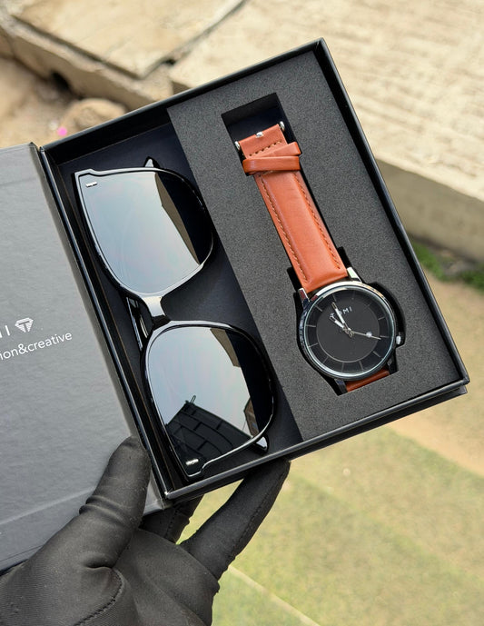 Tomi set sunglasses and wristwatch set
