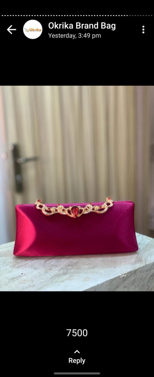 Pink Detailed purse