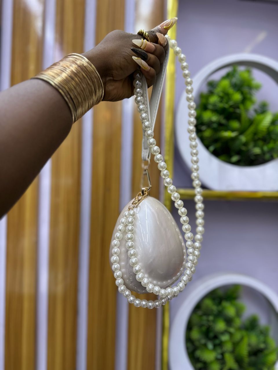 Egg Drop Ball purse