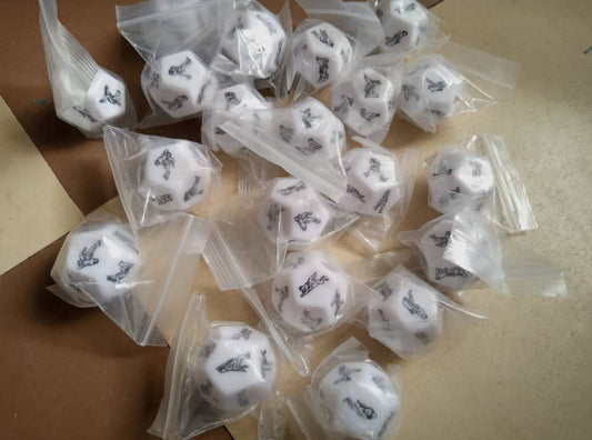 Fun detailed dice (price is for 2