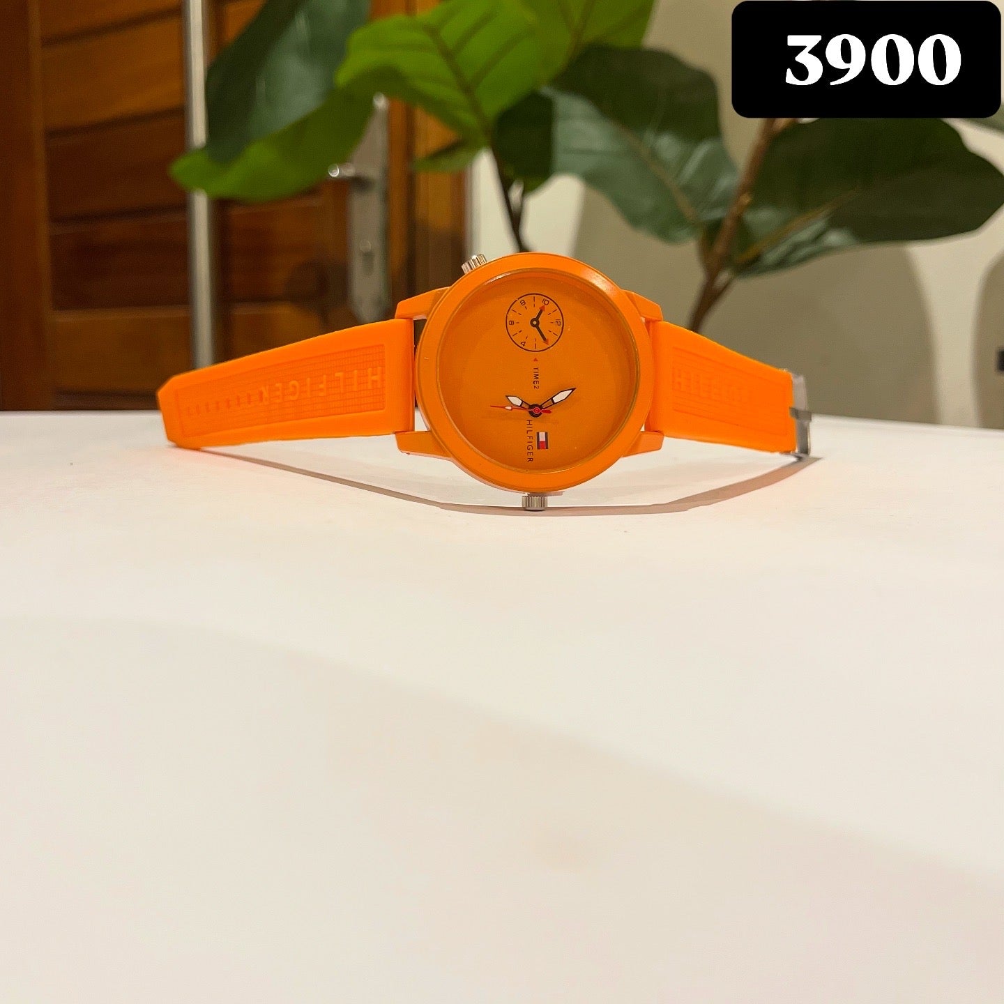 Orange TH wristwatch