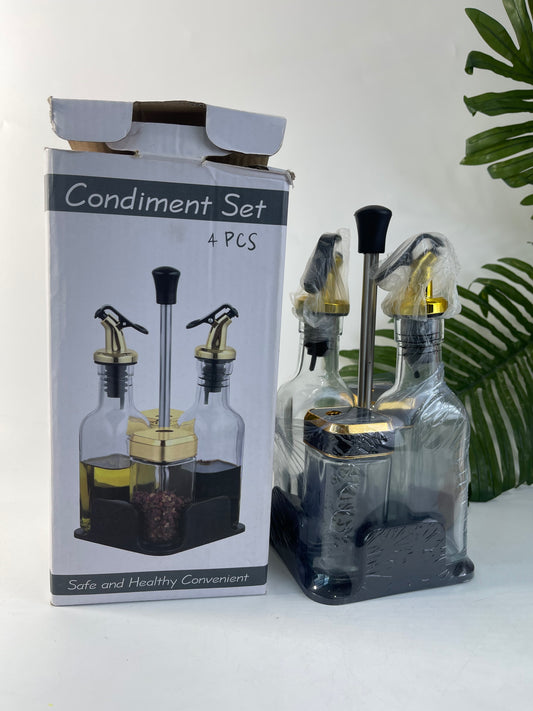 Condiment set ( four in one