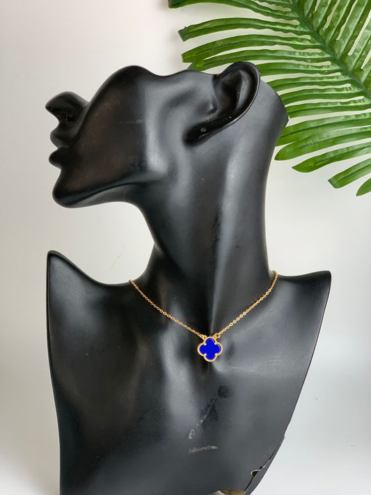 Blue Clove  necklace
