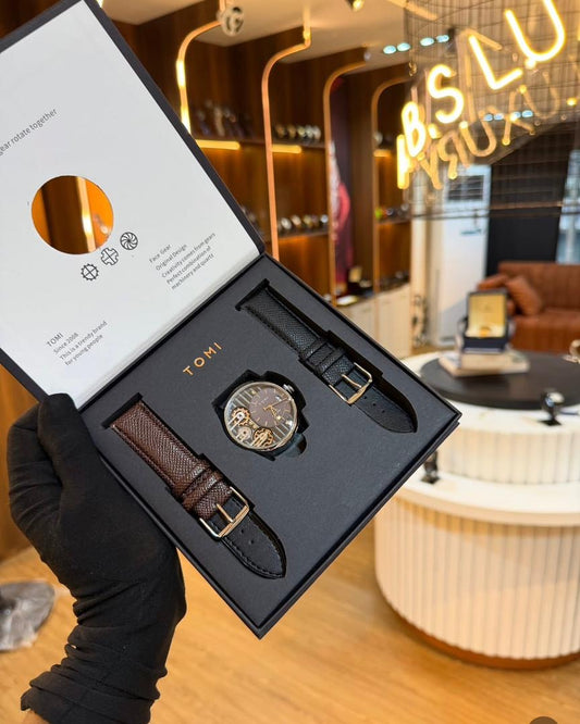 Tomi Detailed Wristwatch set