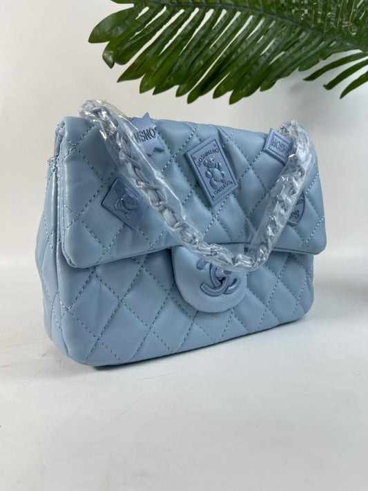 Blue Detailed purse