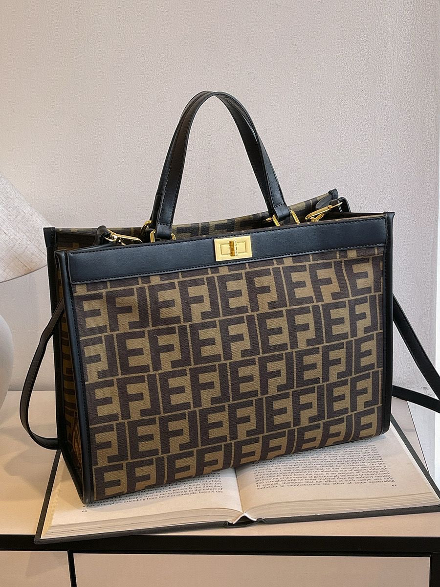 Fendi inspired tote bag