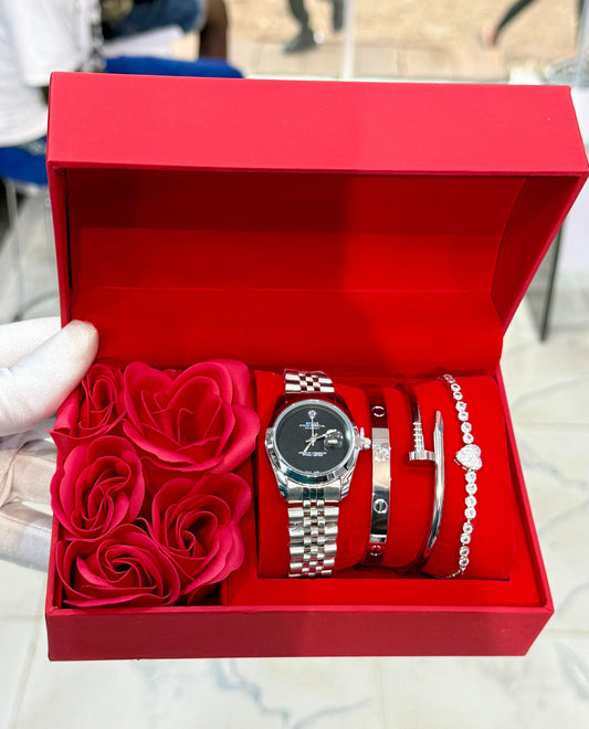 Wristwatch and combo set