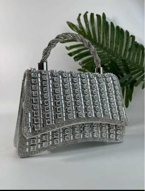 Silver detailed bag