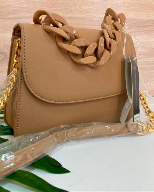 Nude Detailed Mini bag with strap