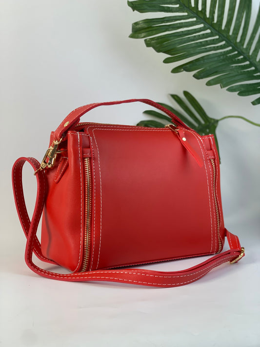 Red Classic Midi bag