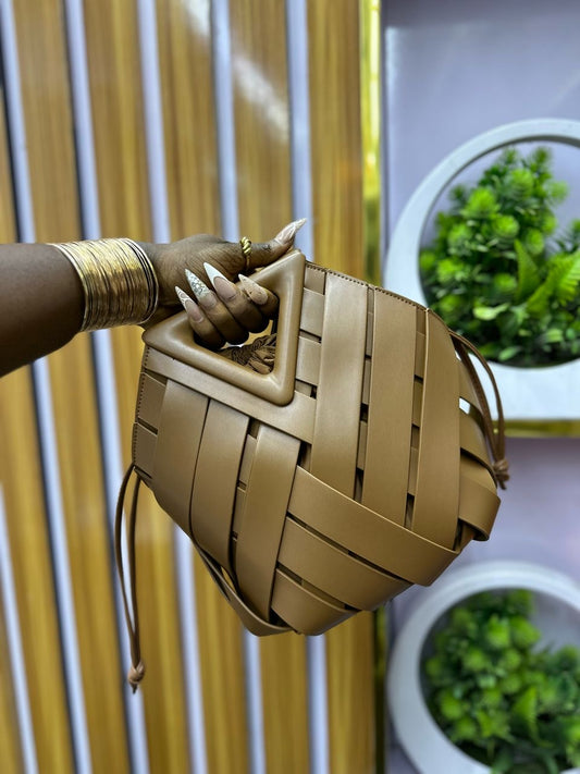 Brown midi bag