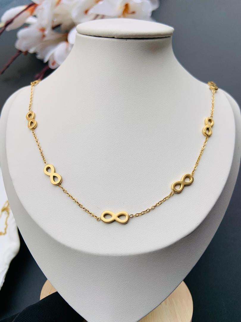 Infinity Non tarnish necklace