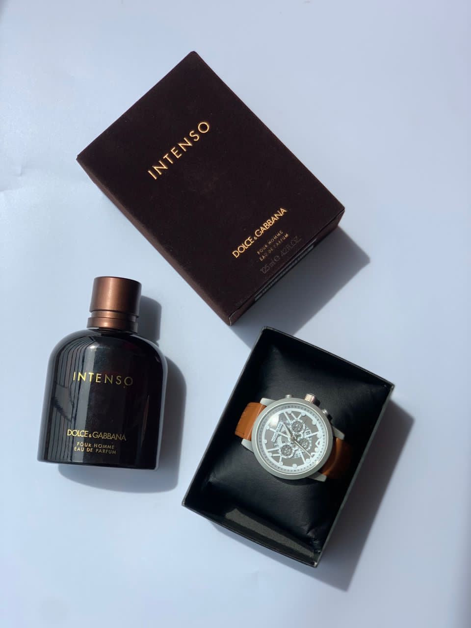 perfect wristwatch and perfume combo