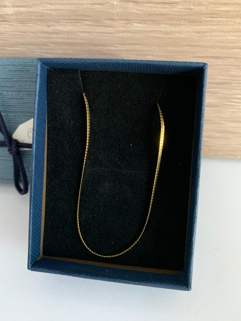 Non tarnish gold necklace