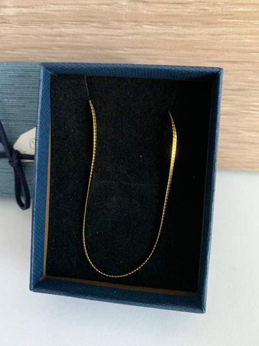 Non tarnish gold necklace