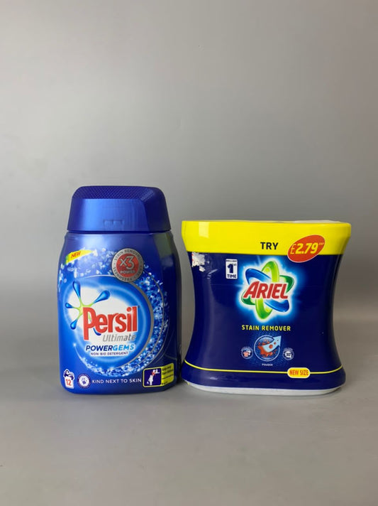 Persil and Ariel wash combo