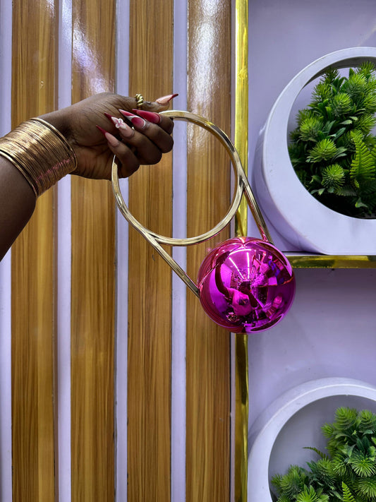 Ball chic pink  Purse comes in a box
