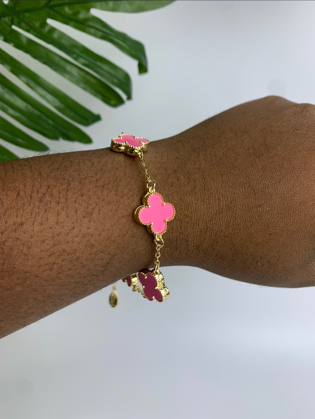 Pink van Cleef Inspired Bracelet