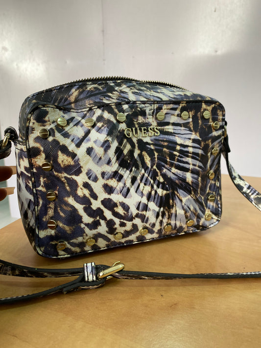 Guess bag with markings (this is marked down because the bag has permanent marker writings on it