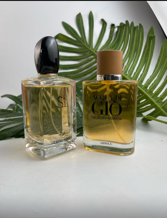 His and hers combo perfume
