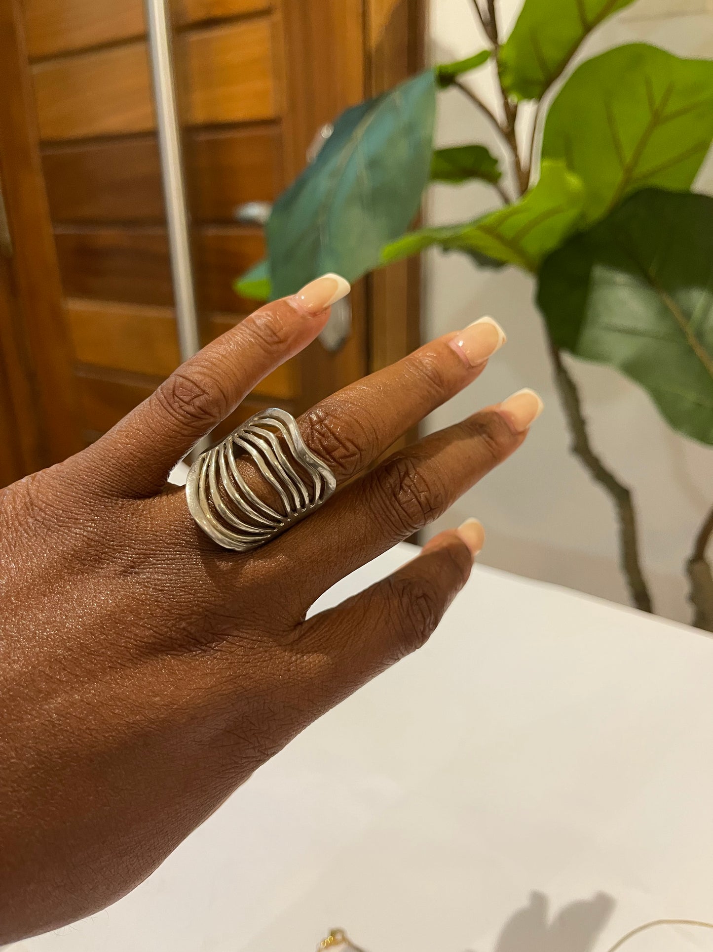 Non Tarnish Statement Ring