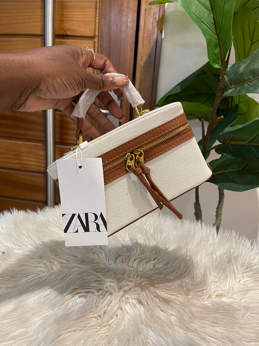 Zara structured midi bag