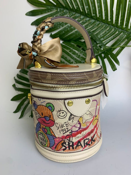 Monogrammed midi bag up