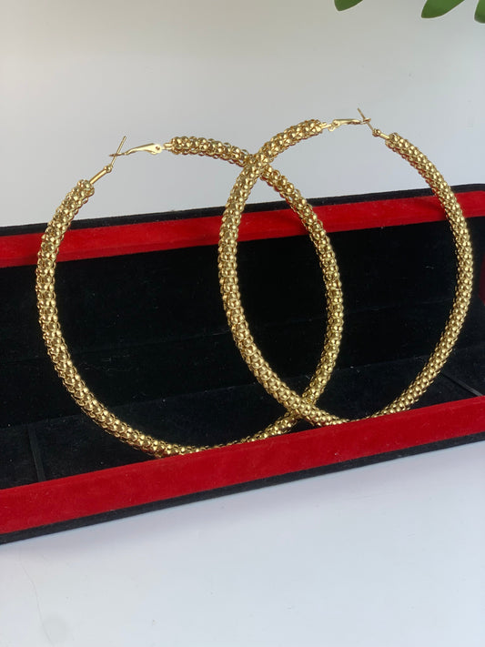 Gold Big loop Earring