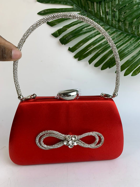 Red bow inspired purse