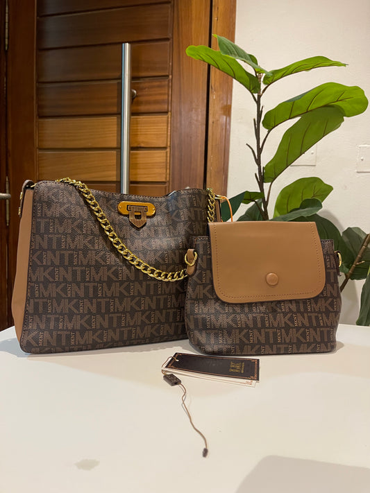 Two in One monogrammed bag with gift bag