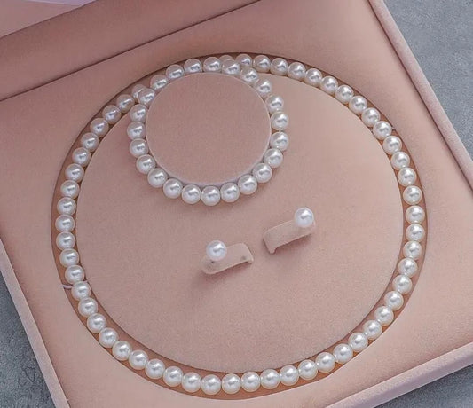 pearl necklace set