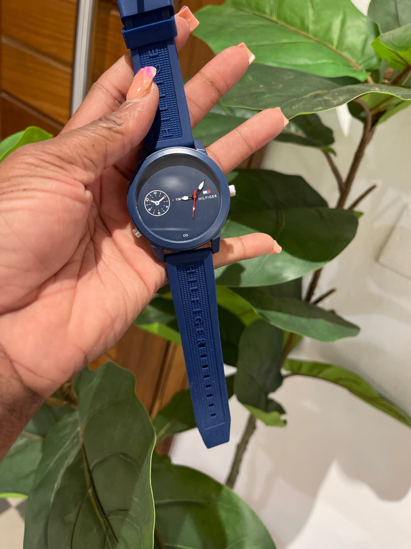 Blue Tommy Hilfiger Wristwatch