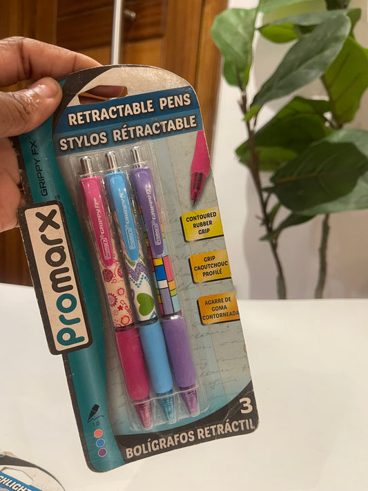 Retractable pens