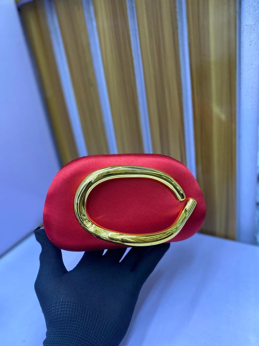 Red grab purse