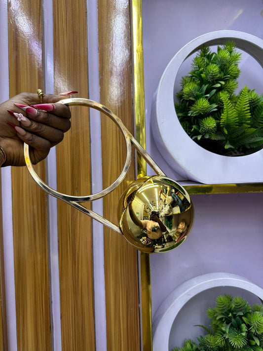 Ball chic Gold Purse comes in a box