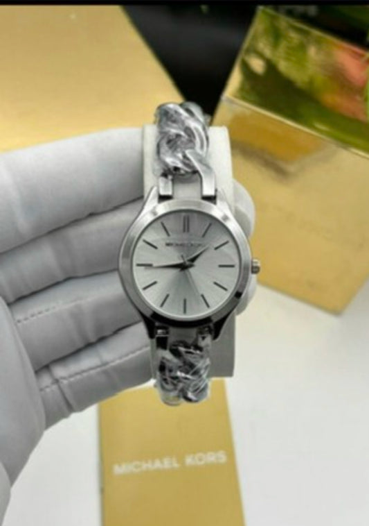 Silver MK watch