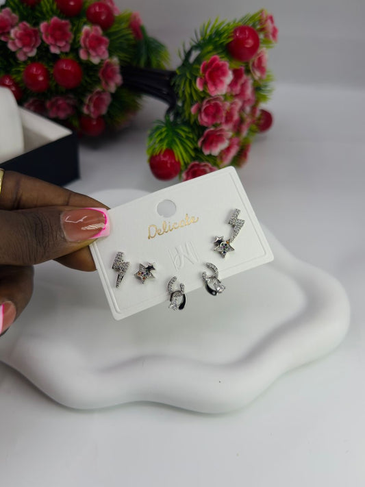 Non Tarnish Earring Set