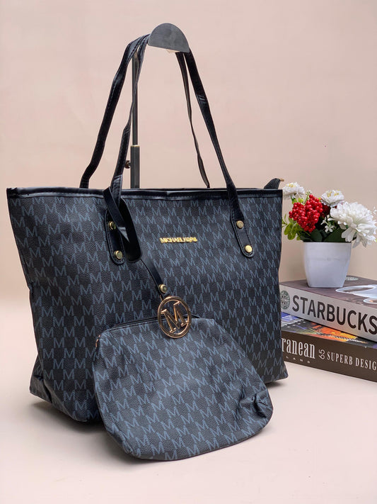 Maxi tote monogrammed bag