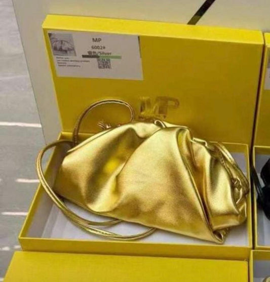 Gold bag with box
